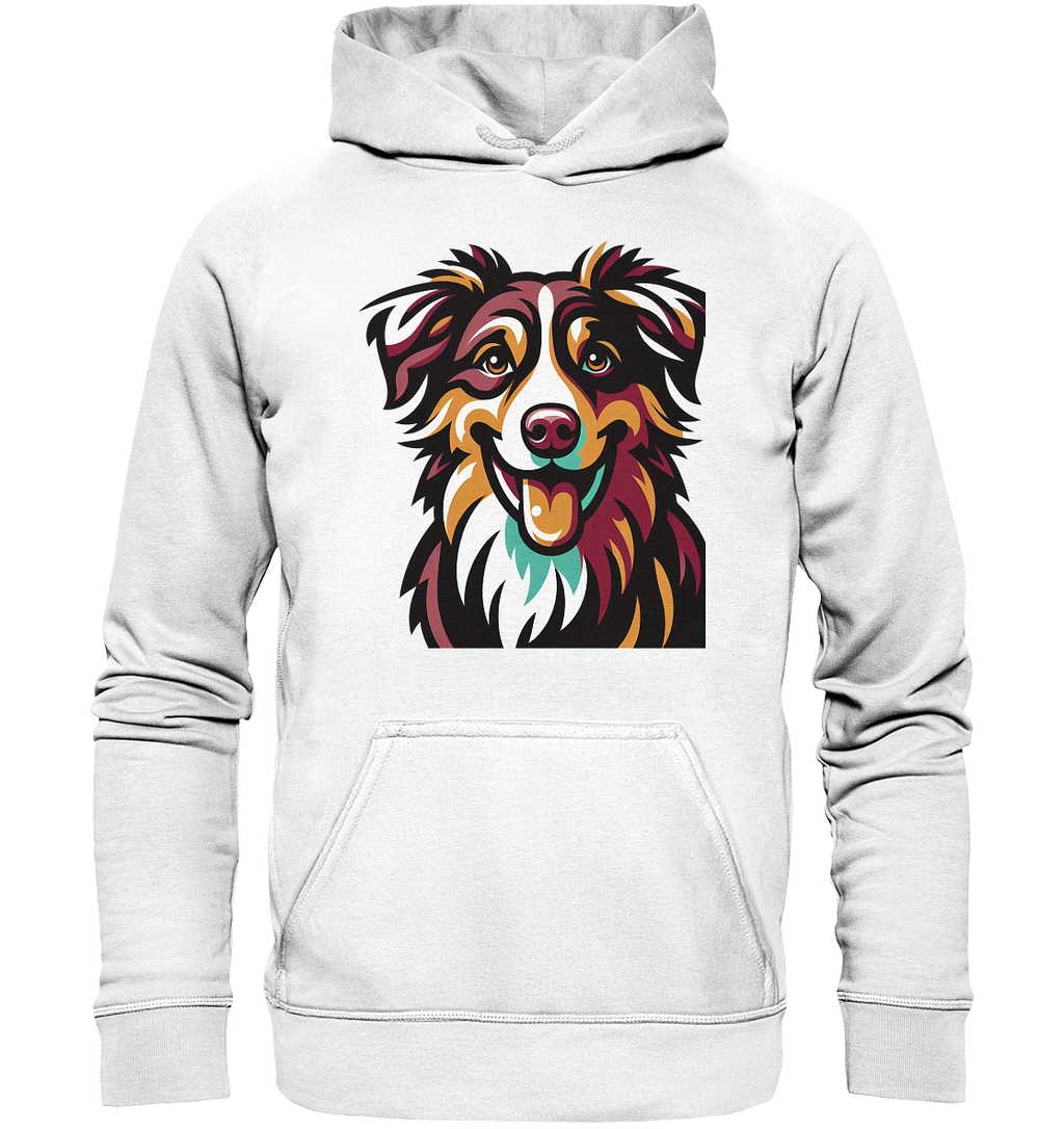 Australian Shepherd Hund - personalisierbar - Basic Unisex Hoodie