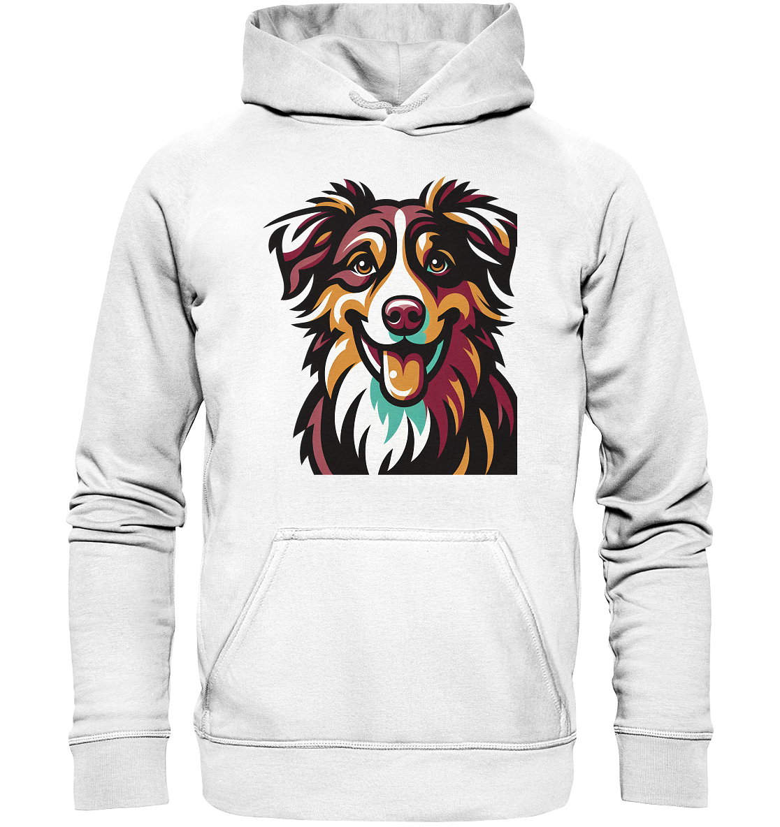 Australian Shepherd Hund - personalisierbar - Basic Unisex Hoodie