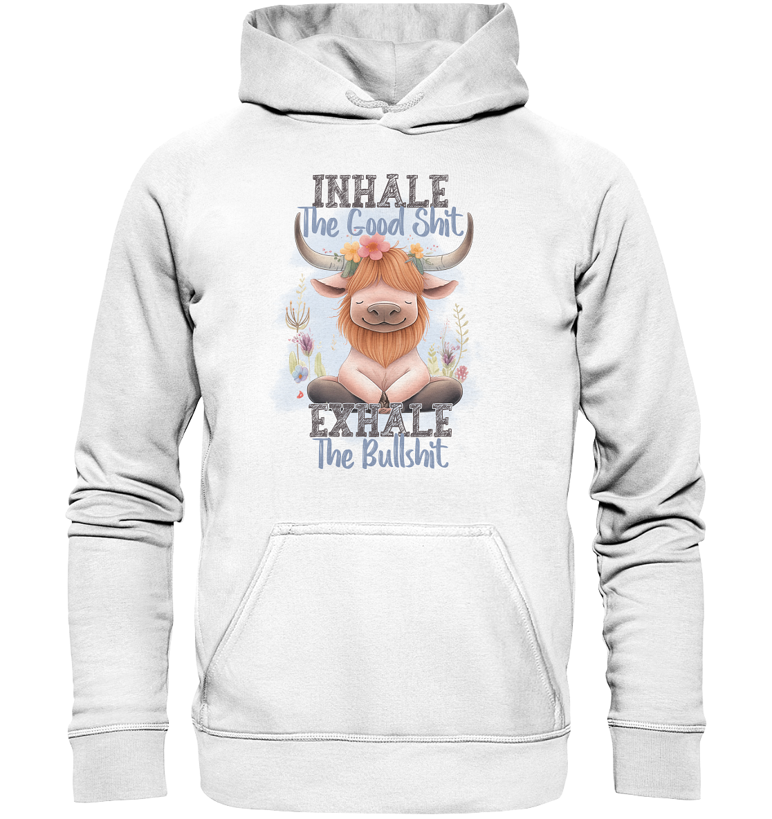 Yoga Highland Kuh - Basic Unisex Hoodie