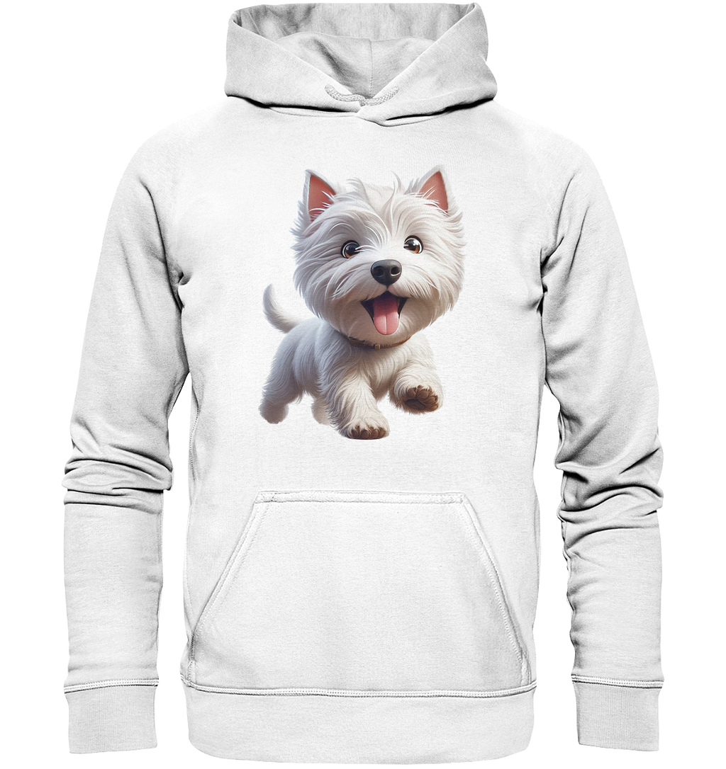 West Highland Terrier Catoon - personalisierbar - Basic Unisex Hoodie