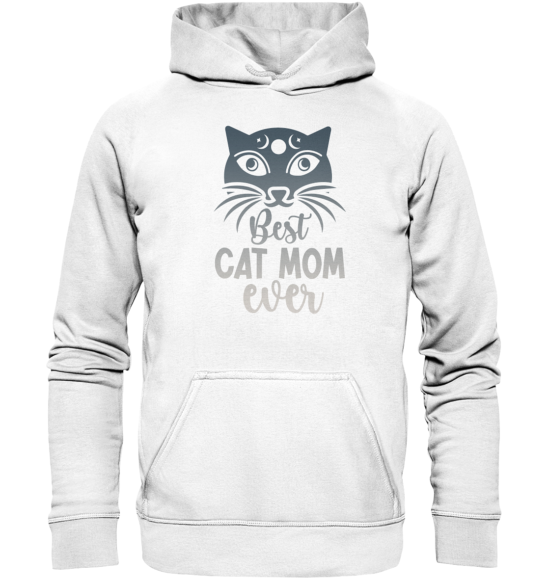 Best Cat Mum ever personalisierbar - Basic Unisex Hoodie
