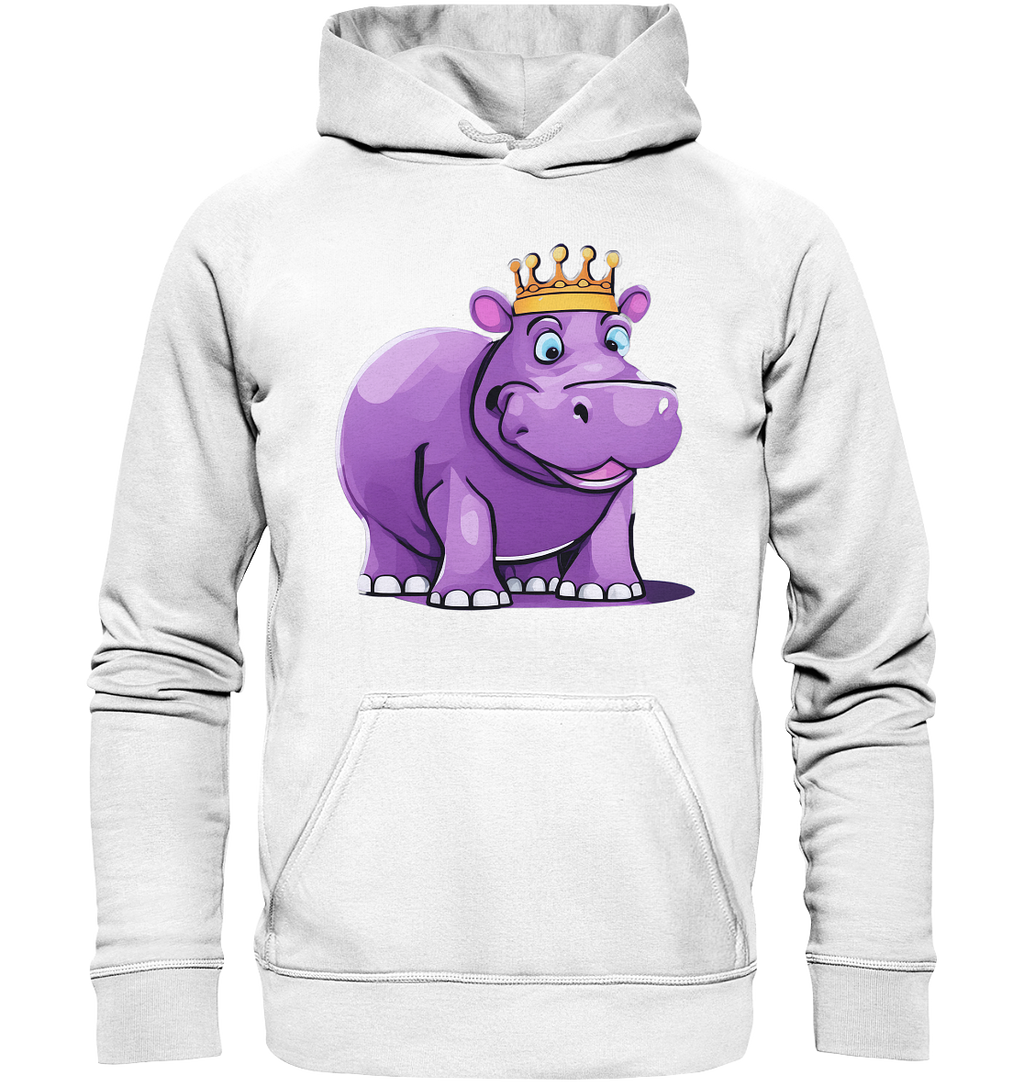 Hippo Queen Cute - personalisierbar - Basic Unisex Hoodie