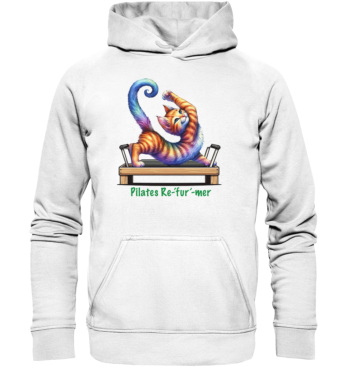 Pilates Reformer Re-fur-mer Katze lustig - Basic Unisex Hoodie