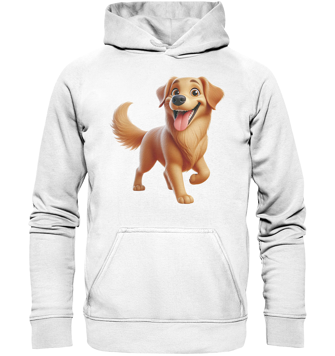 Golden Retriever Comic - personalisierbar - Basic Unisex Hoodie