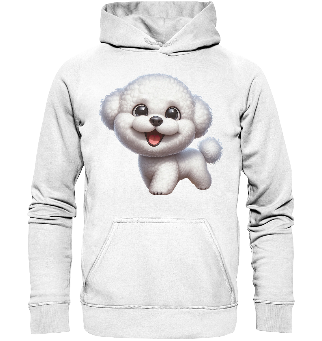 Bichon Frisé Cartoon personalisierbar - Basic Unisex Hoodie