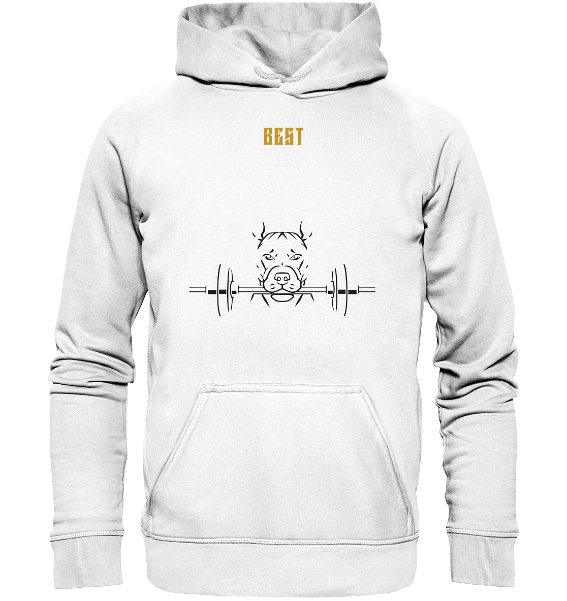 Best Dog Dad - Personalisierbar - Basic Unisex Hoodie