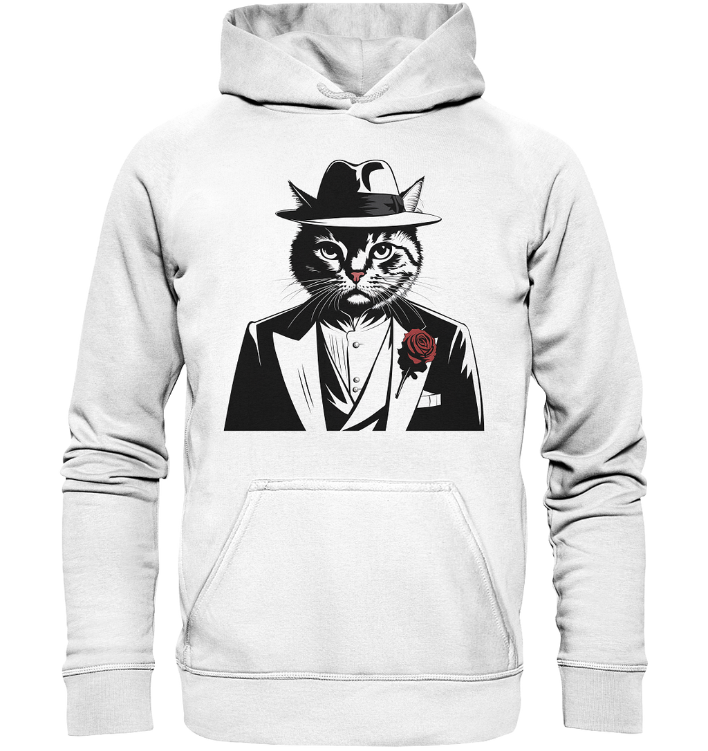 Catfather Katze Mafia - personalisierbar - Basic Unisex Hoodie
