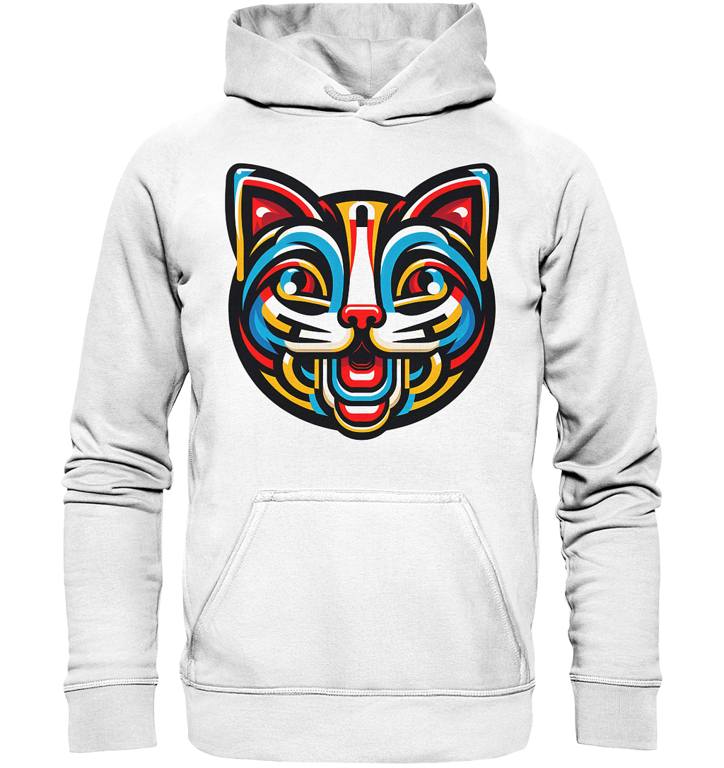 Pop Art Katze  - Basic Unisex Hoodie