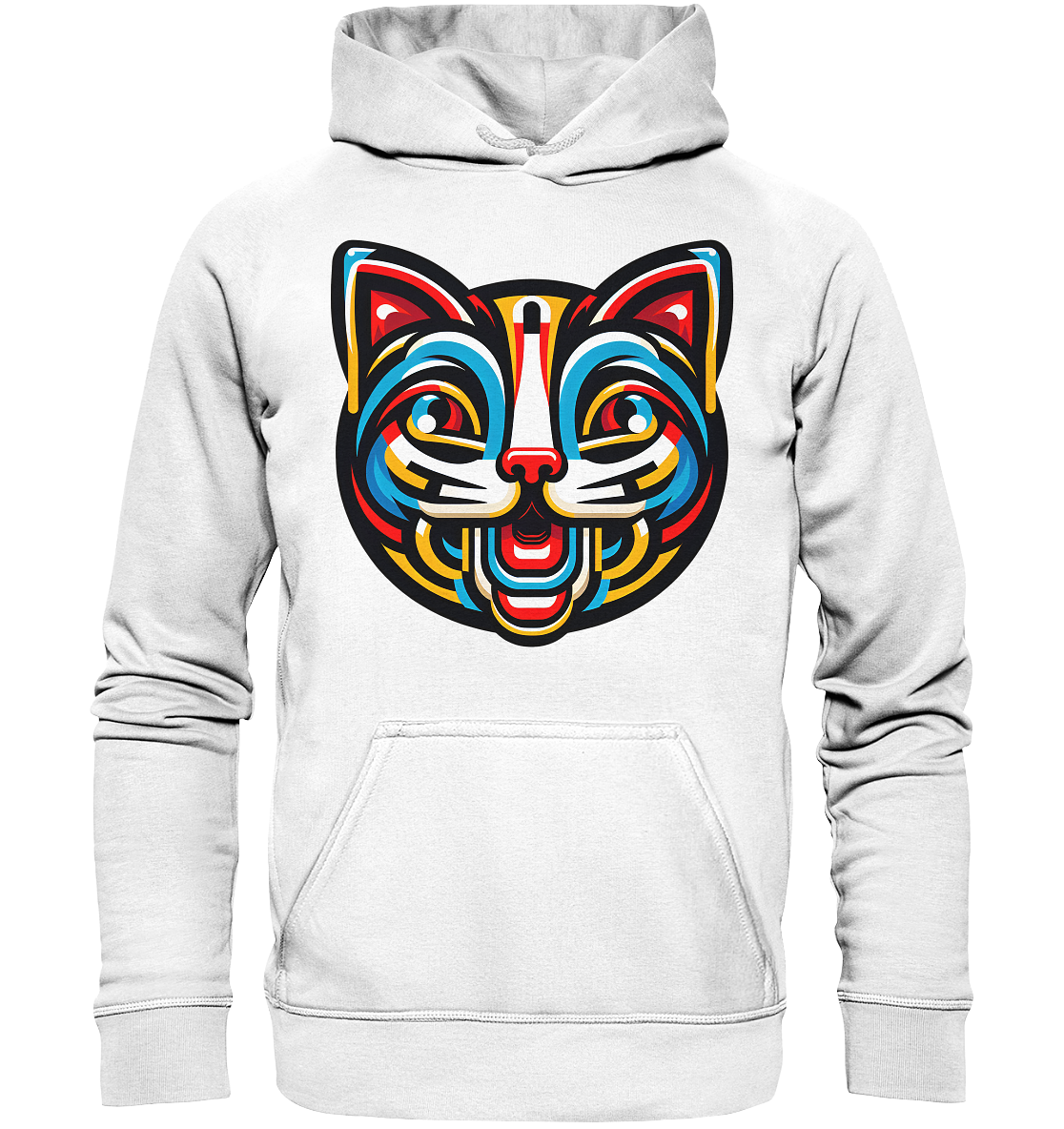 Pop Art Katze  - Basic Unisex Hoodie