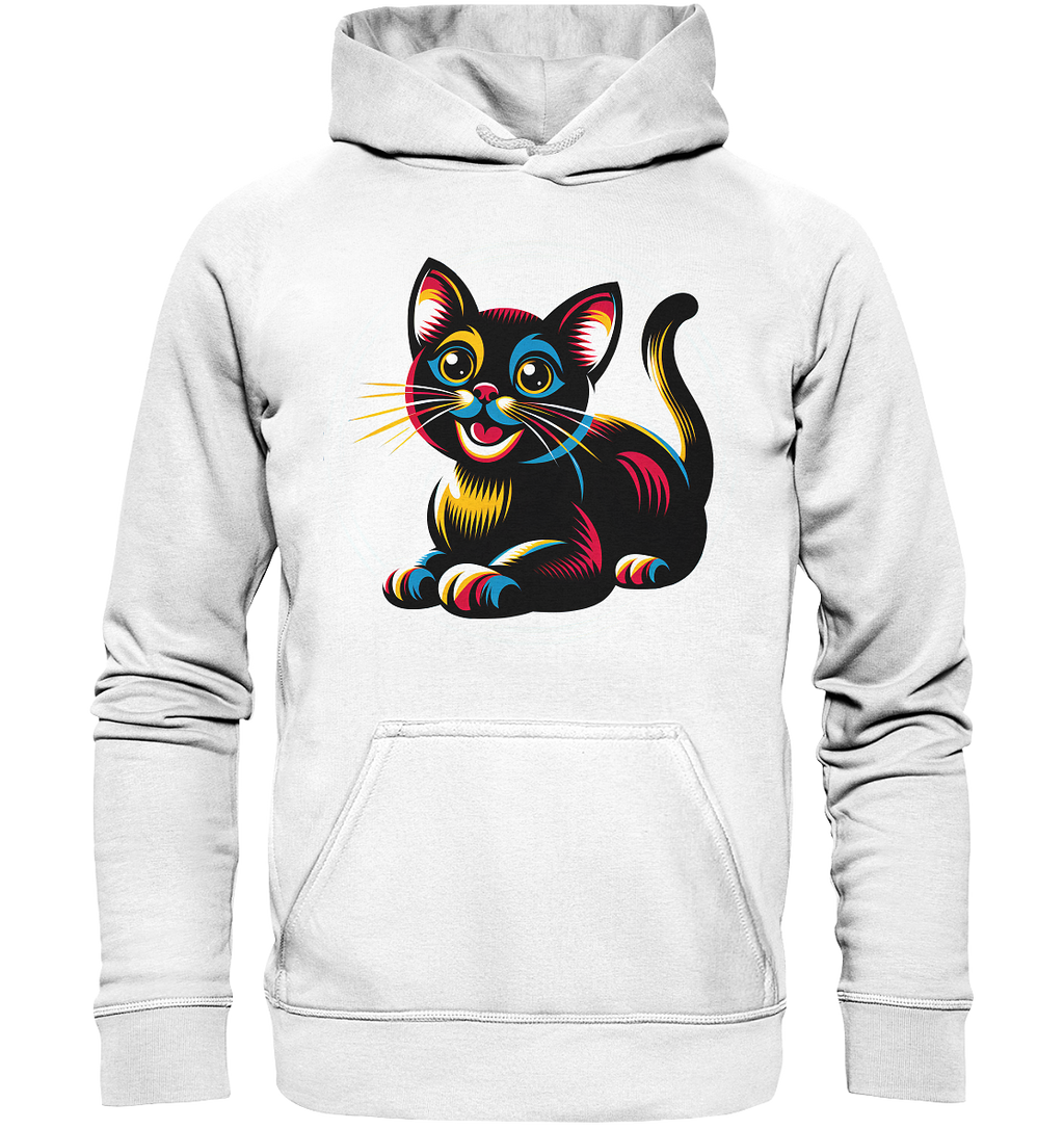 Kätzchen Pop Art - personalisierbar - Basic Unisex Hoodie