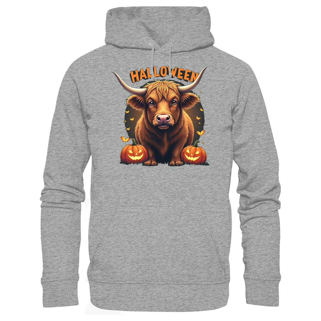 Halloween Highland Cow - Basic Unisex Hoodie