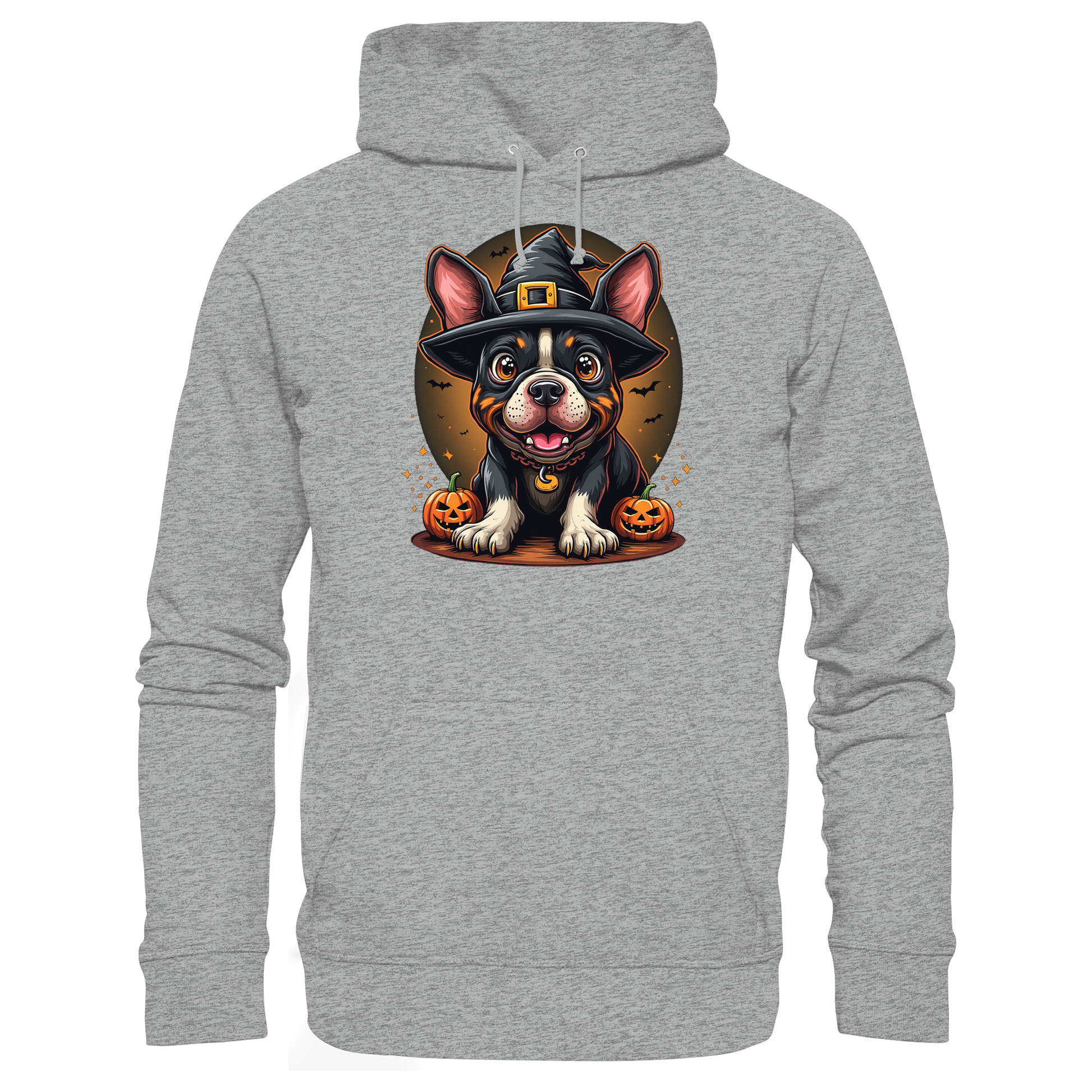 Halloween Bulldog - Basic Unisex Hoodie