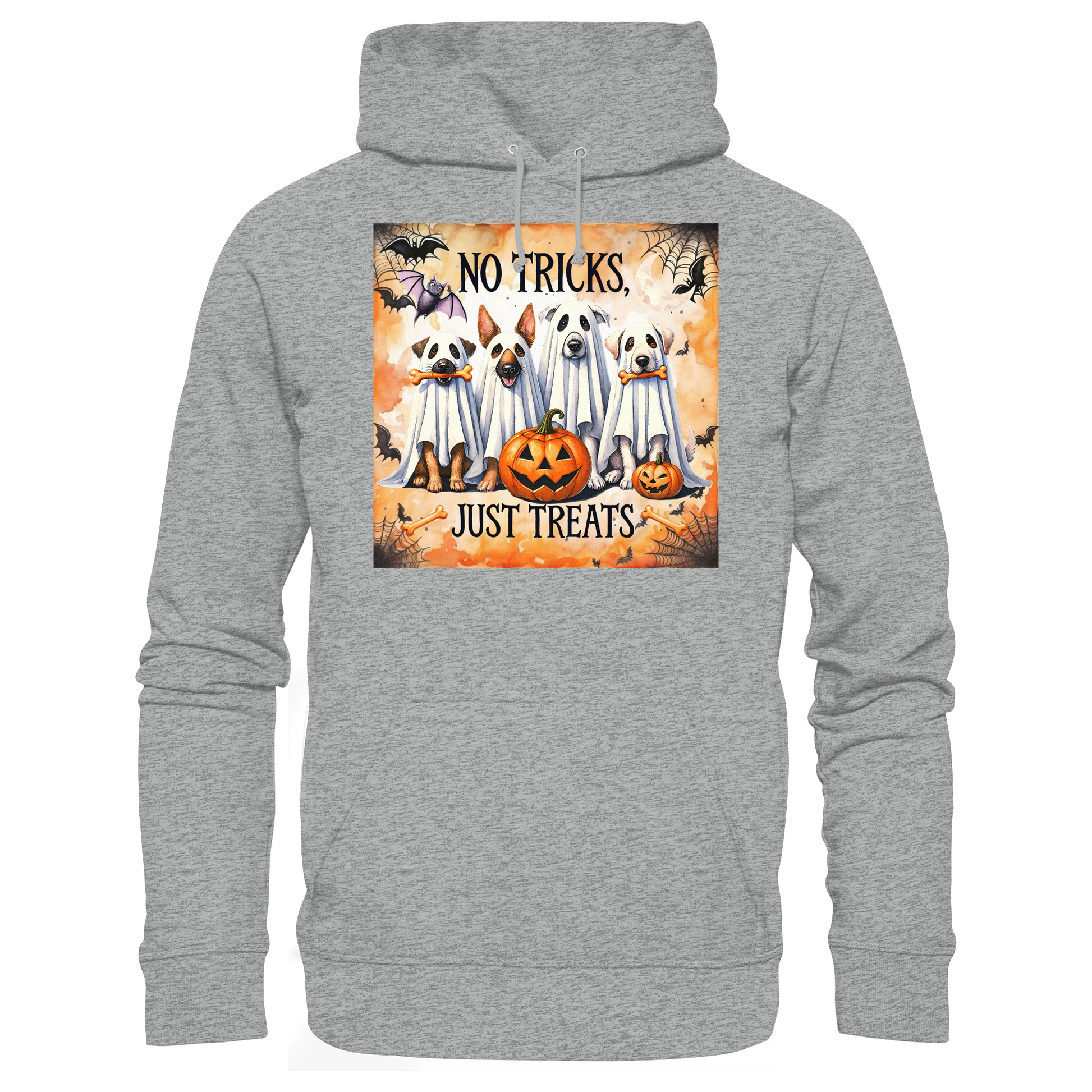 Halloween Dogs No Tricks Just Treats - Basic Unisex Hoodie