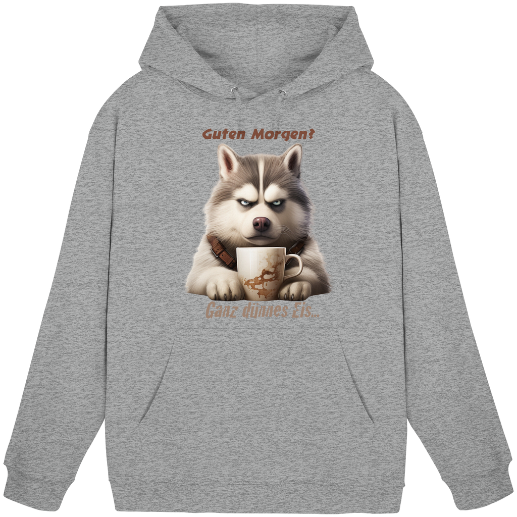 Guten. Morgen Ganz dünnnes Eis. Husky comic - Basic Unisex Hoodie