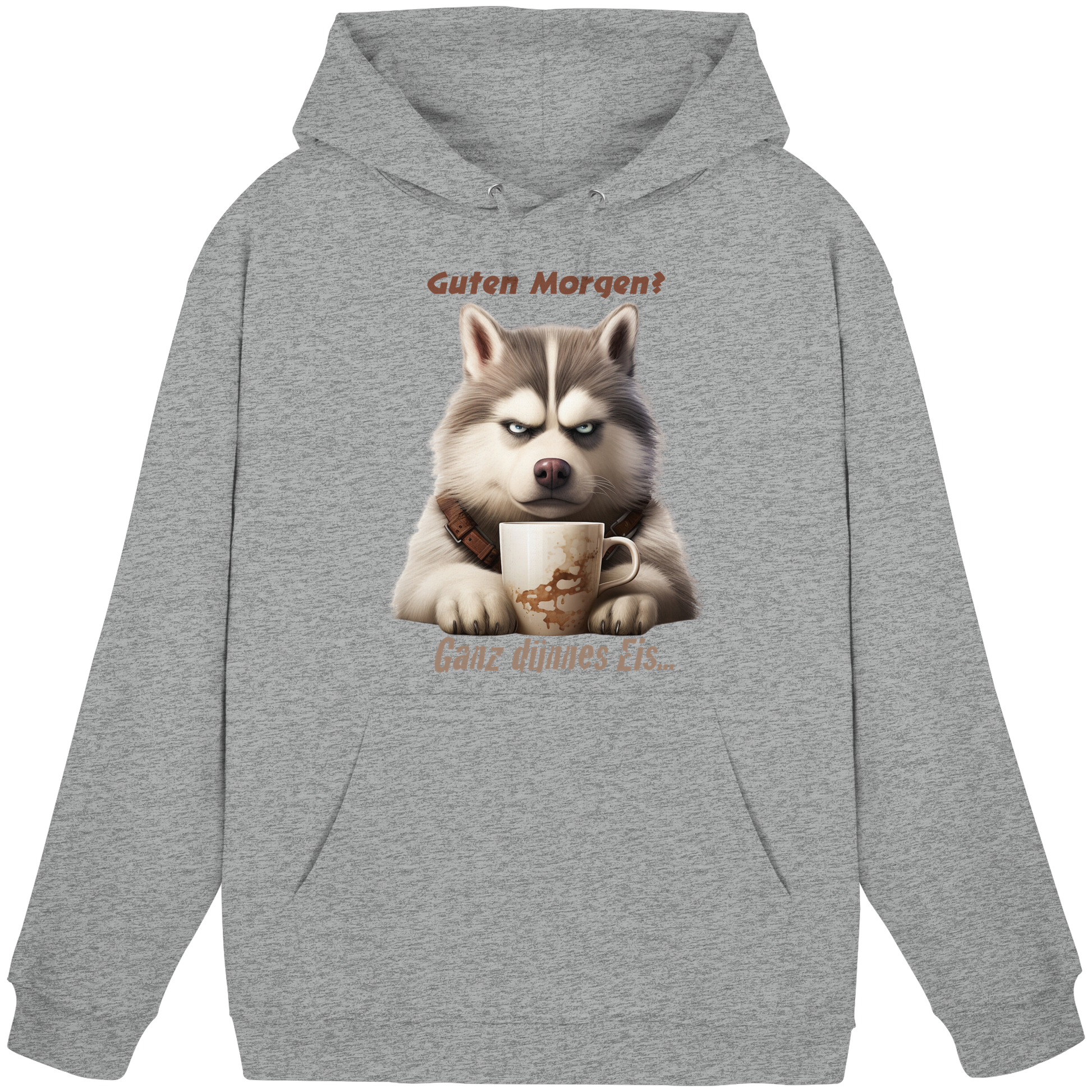 Guten. Morgen Ganz dünnnes Eis. Husky comic - Basic Unisex Hoodie