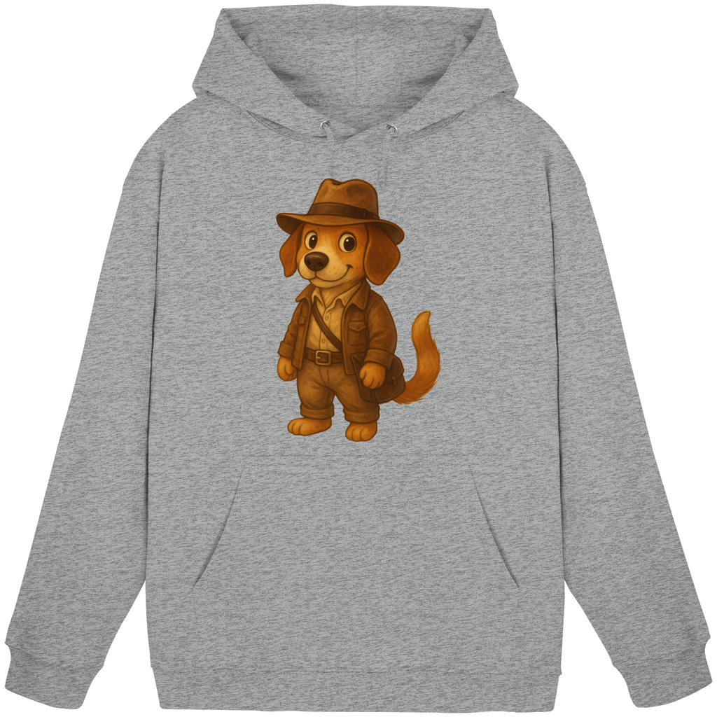 Abenteurer Hunde Cartoon  - Basic Unisex Hoodie