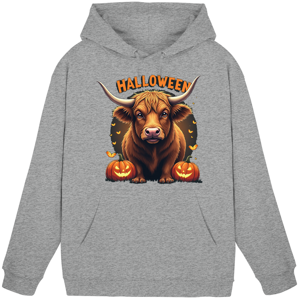 Halloween Highland Cow - Basic Unisex Hoodie