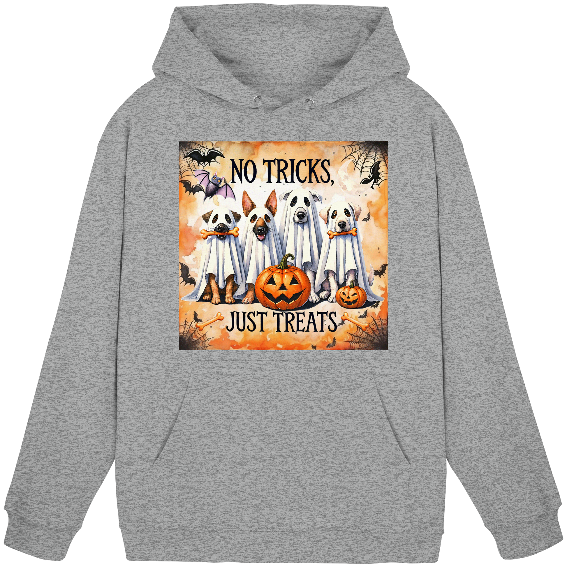 Halloween Dogs No Tricks Just Treats - Basic Unisex Hoodie