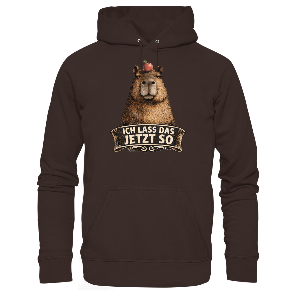 Capybara – "Ich lass das jetzt so" - Basic Unisex Hoodie