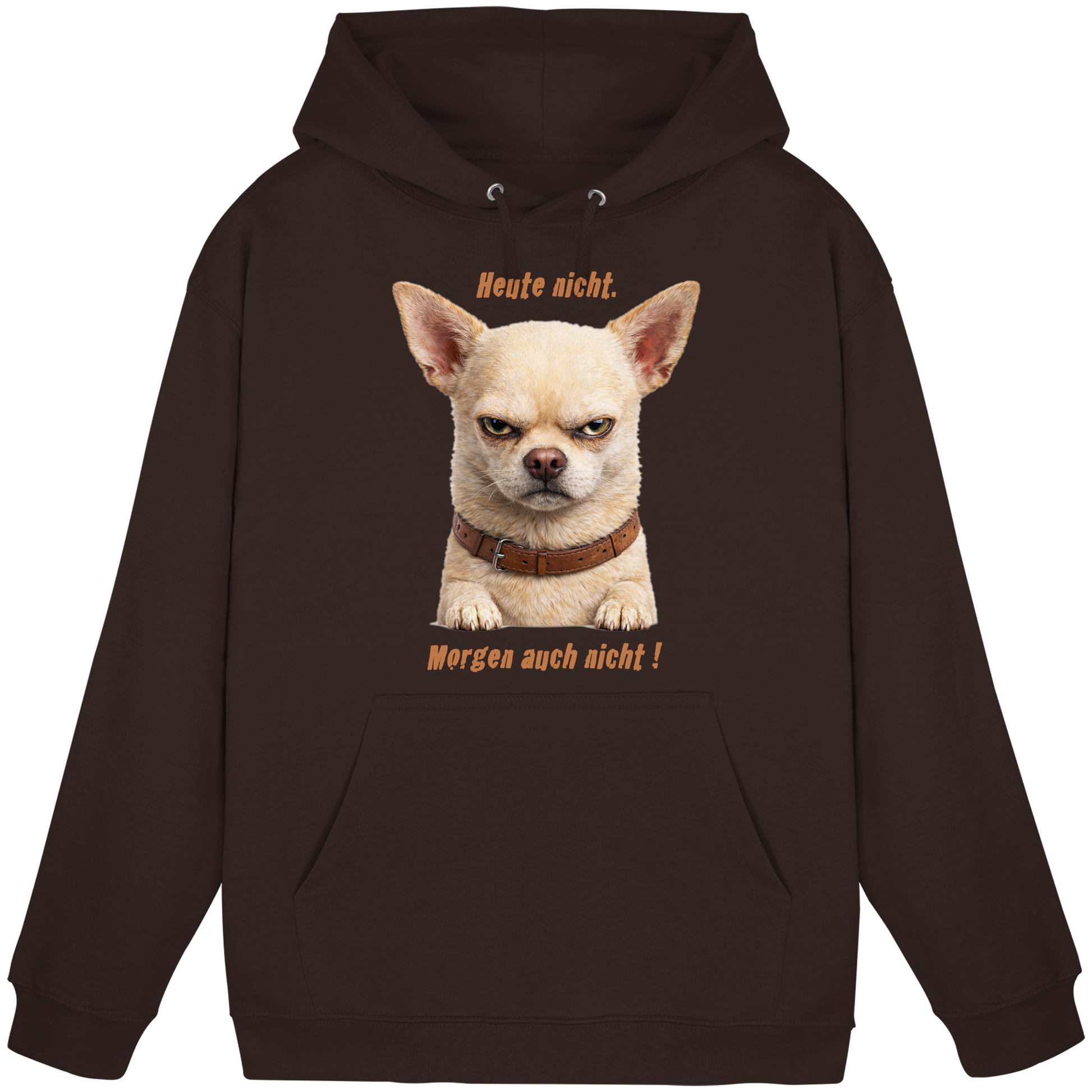 Heute nicht. Morgen auch nicht! Grumpy Chihuahua  - Basic Unisex Hoodie