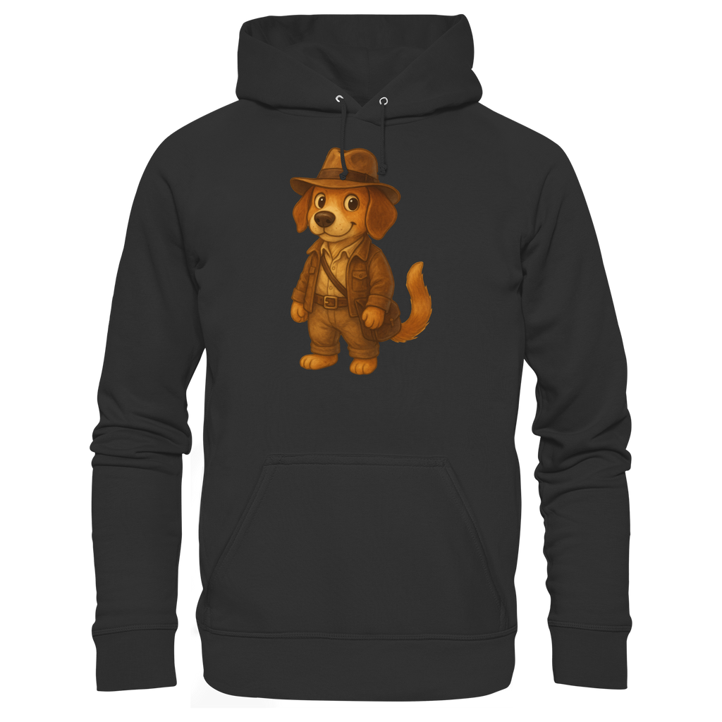 Abenteurer Hunde Cartoon  - Basic Unisex Hoodie