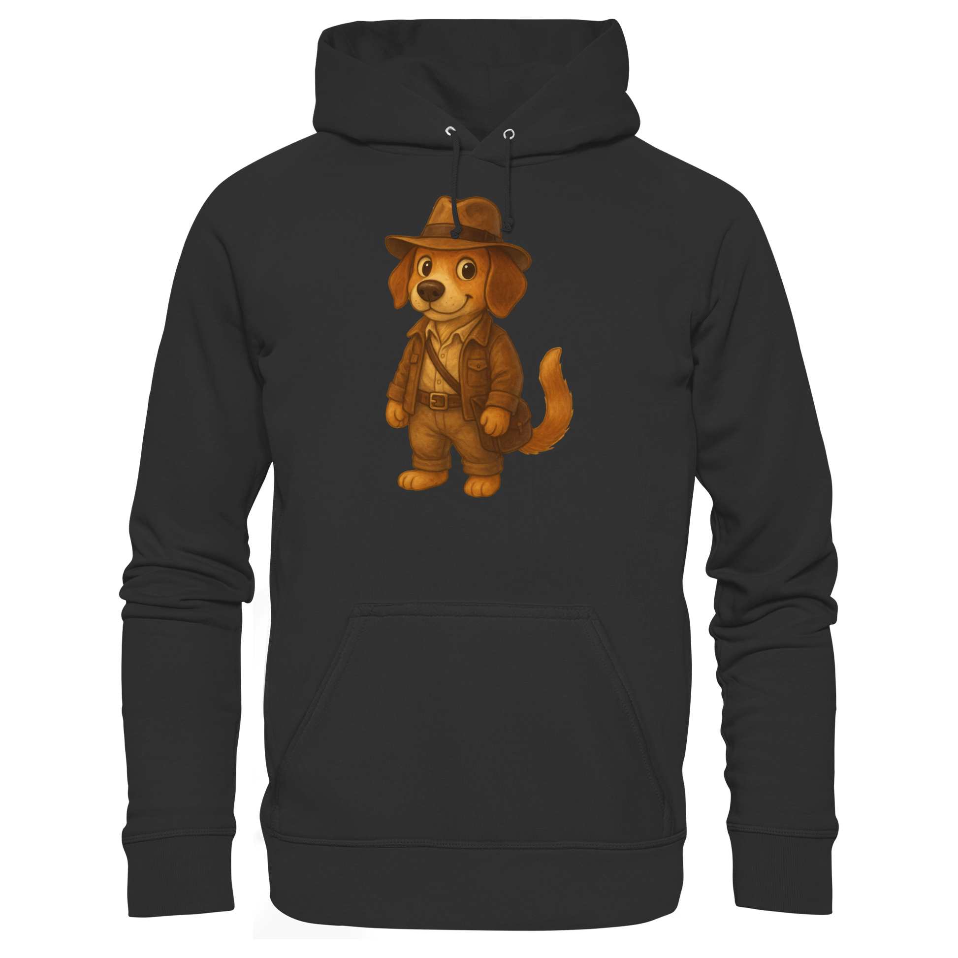 Abenteurer Hunde Cartoon  - Basic Unisex Hoodie