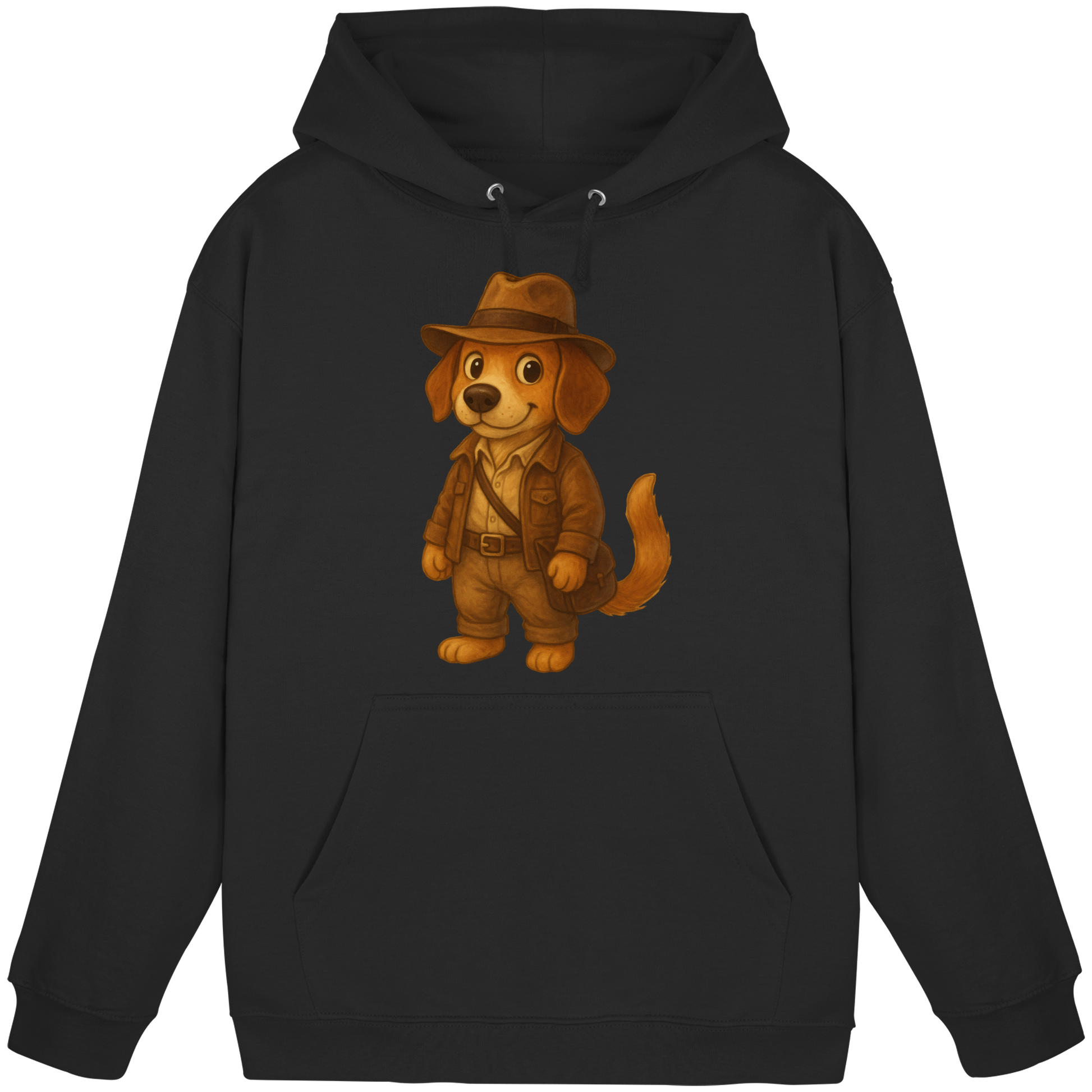 Abenteurer Hunde Cartoon  - Basic Unisex Hoodie