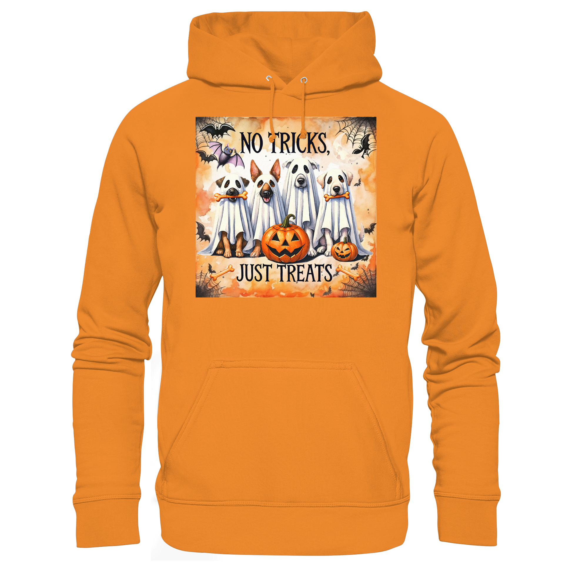 Halloween Dogs No Tricks Just Treats - Basic Unisex Hoodie