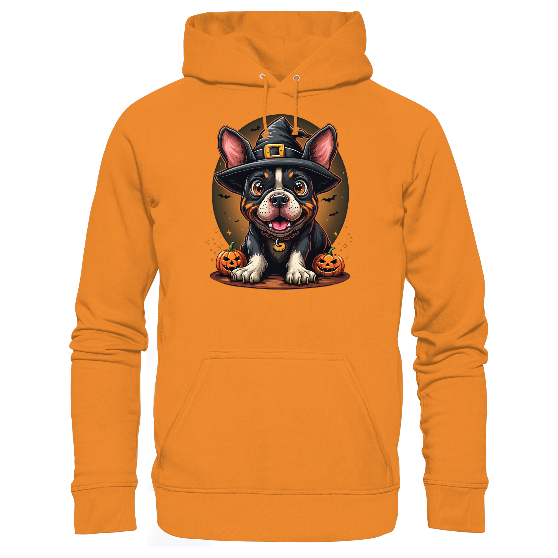Halloween Bulldog - Basic Unisex Hoodie