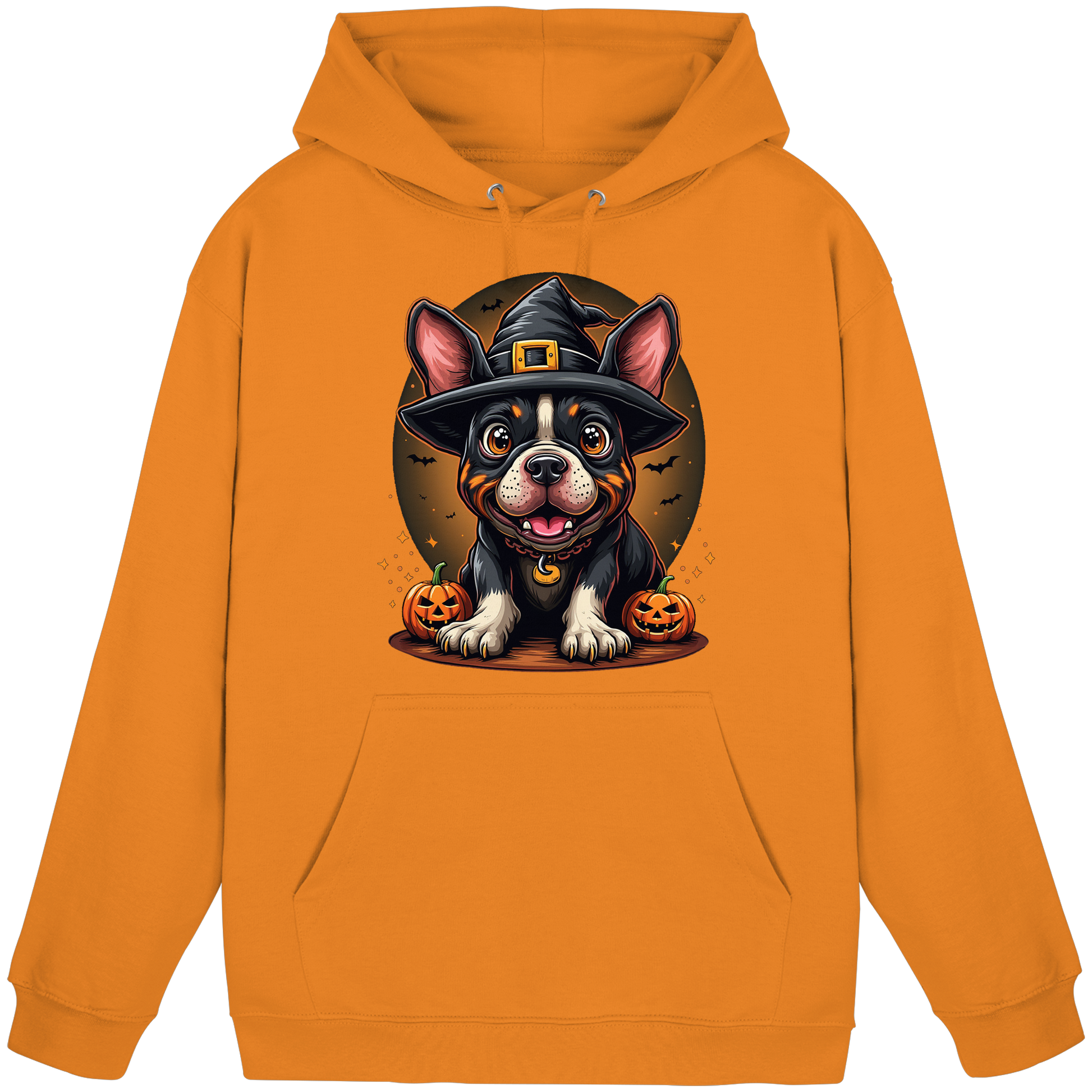 Halloween Bulldog - Basic Unisex Hoodie