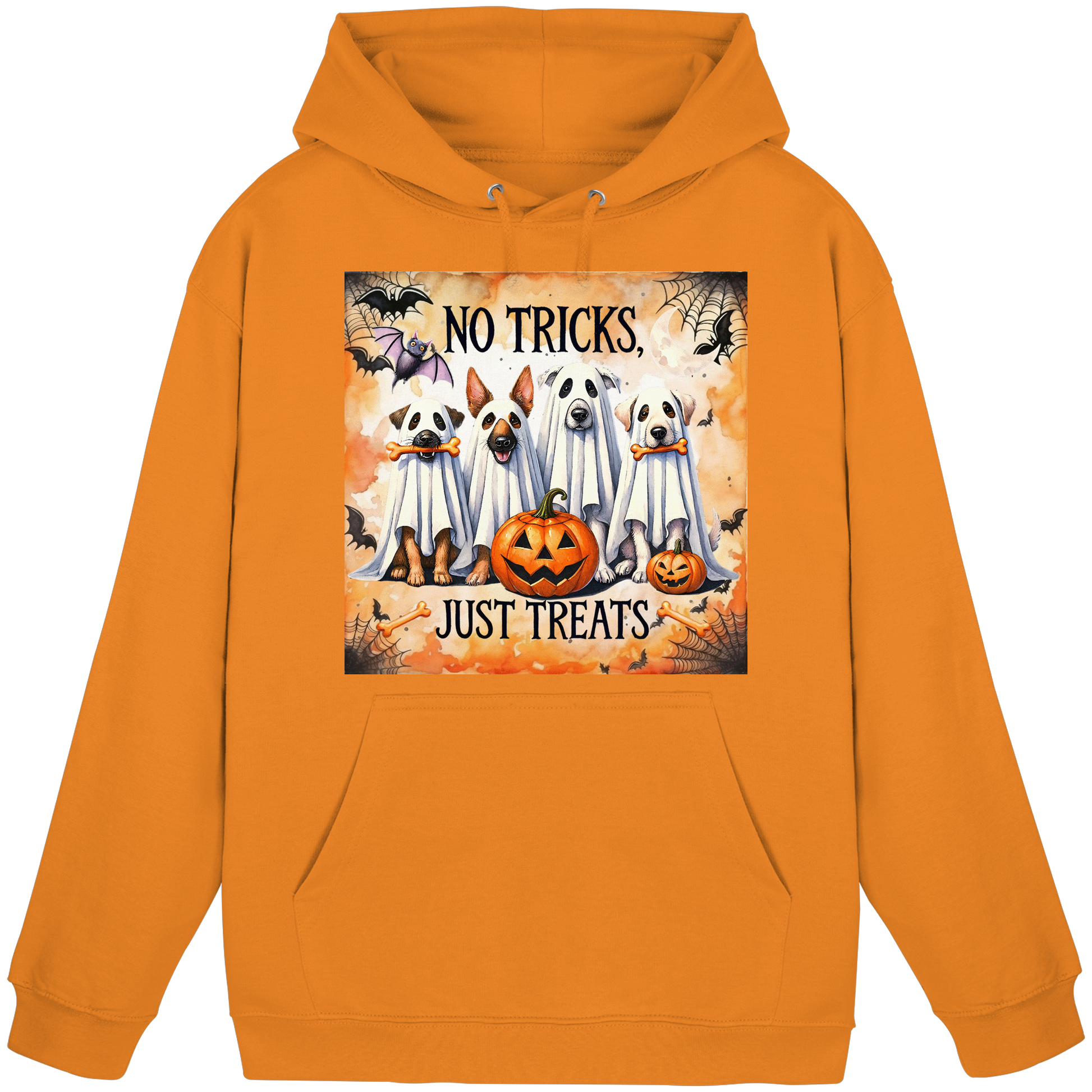 Halloween Dogs No Tricks Just Treats - Basic Unisex Hoodie