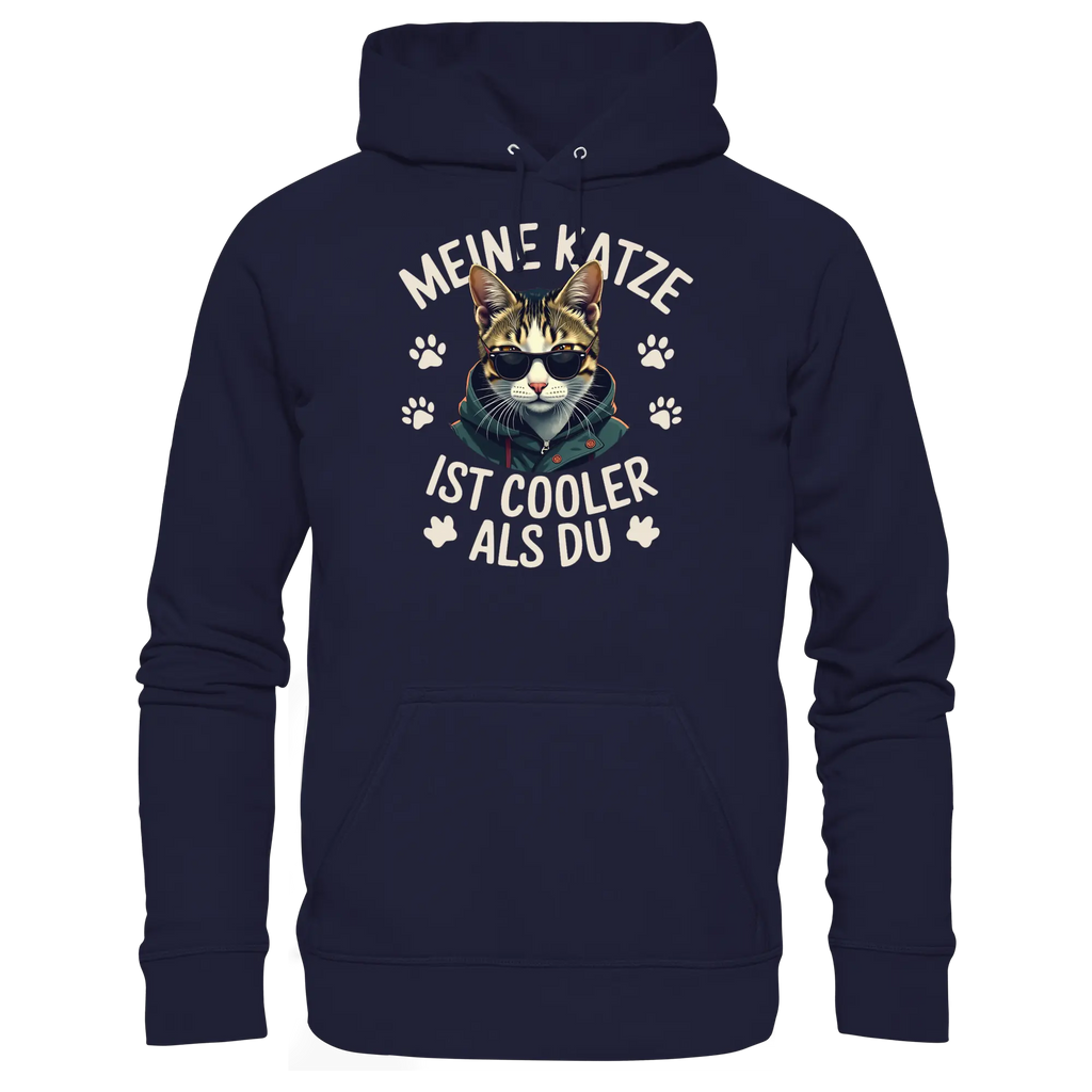 Meine Katze ist cooler als du - Basic Unisex Hoodie - PAWentura