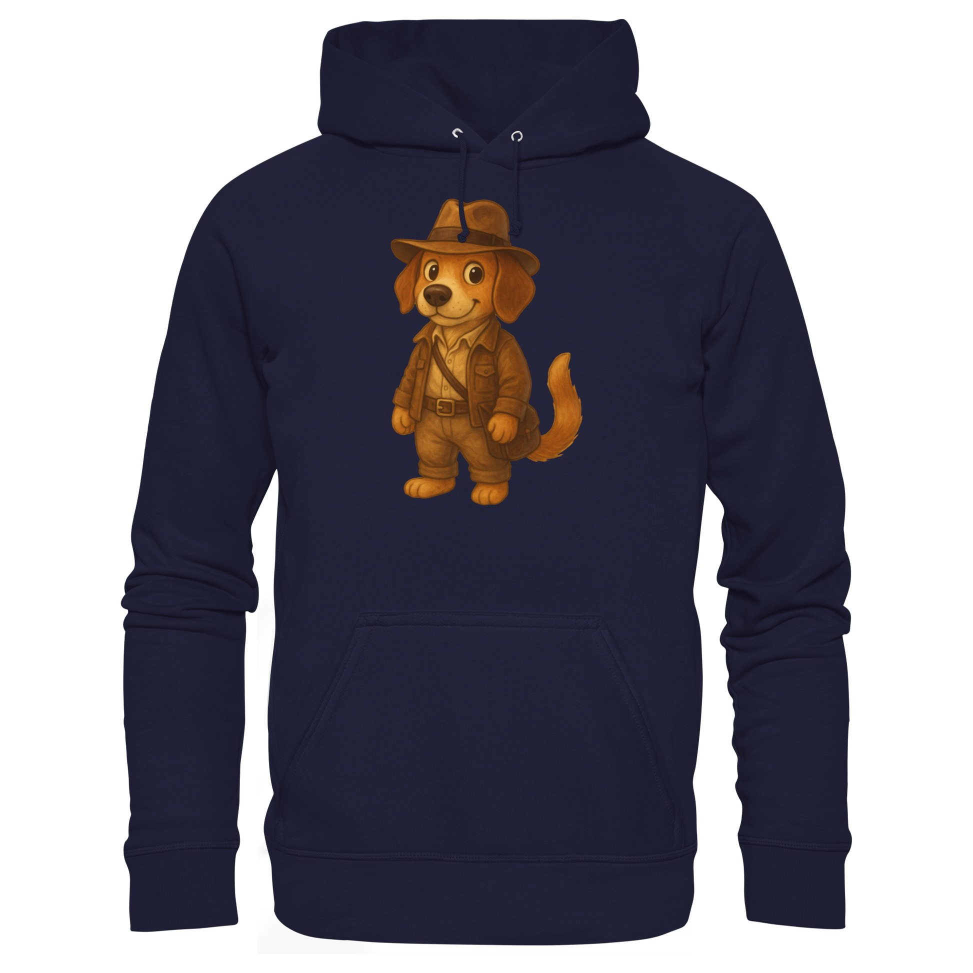 Abenteurer Hunde Cartoon  - Basic Unisex Hoodie