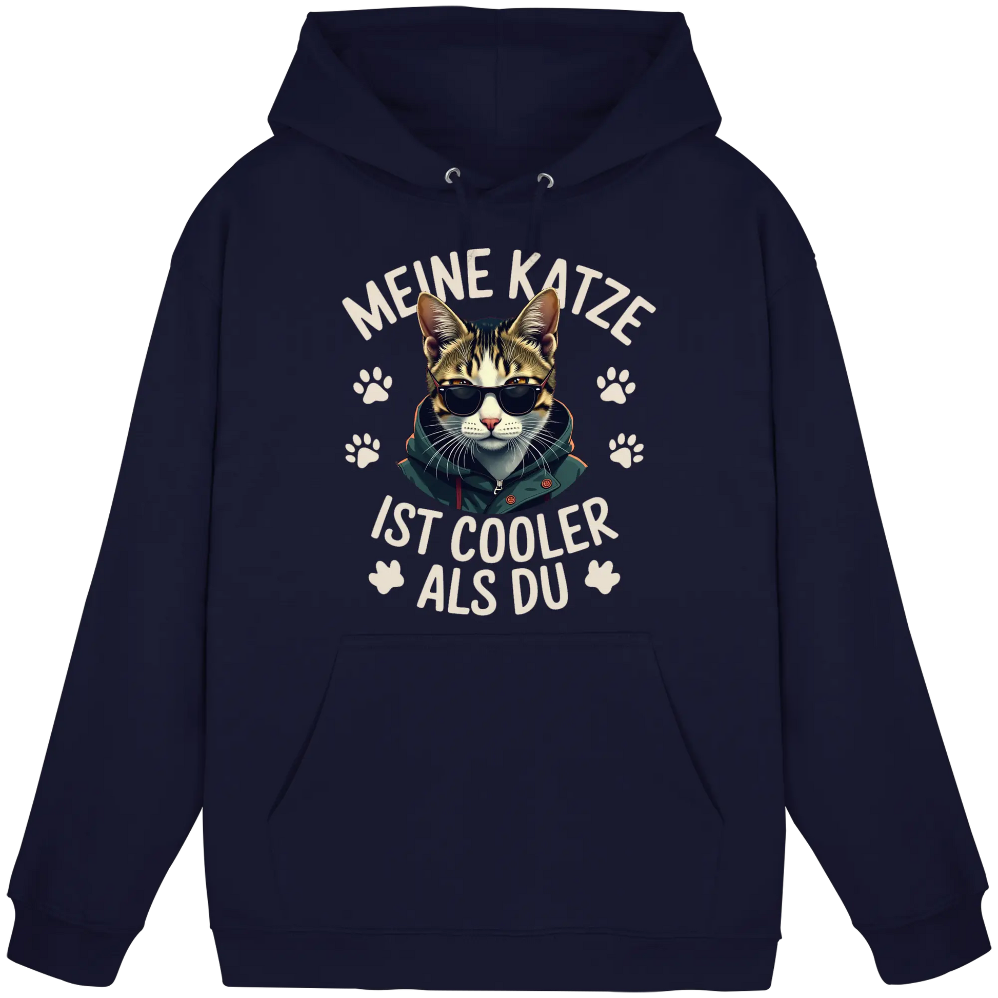 Meine Katze ist cooler als du - Basic Unisex Hoodie - PAWentura