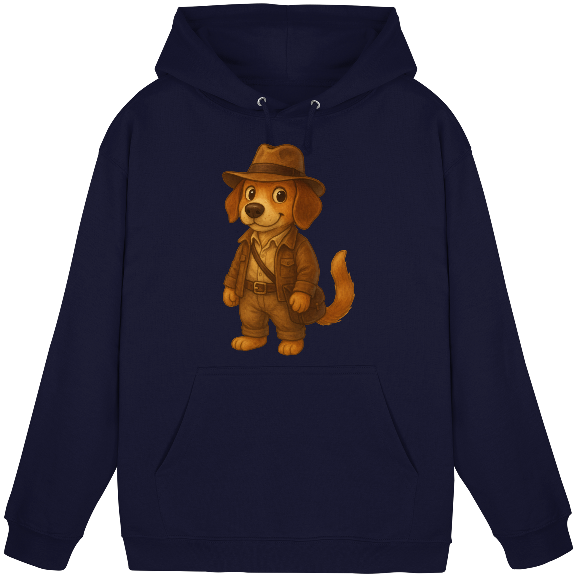 Abenteurer Hunde Cartoon  - Basic Unisex Hoodie