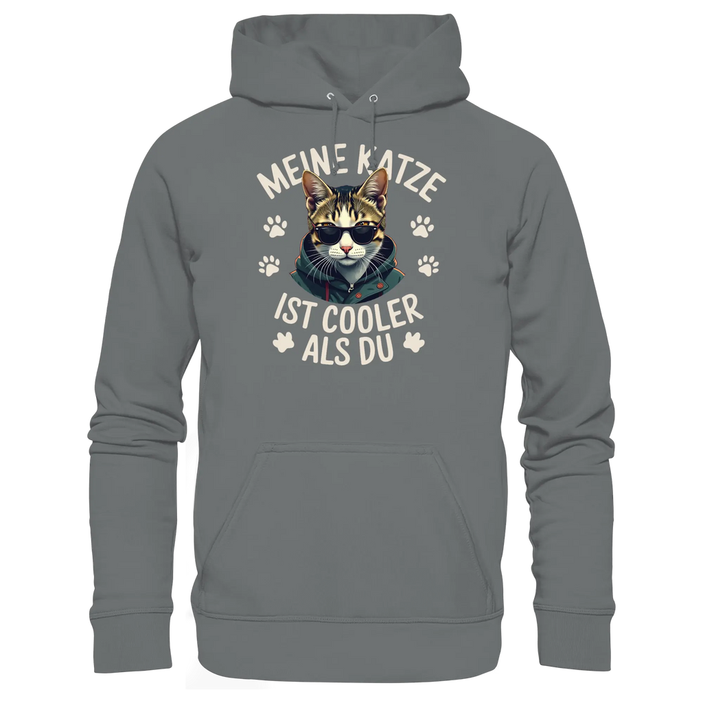 Meine Katze ist cooler als du - Basic Unisex Hoodie - PAWentura