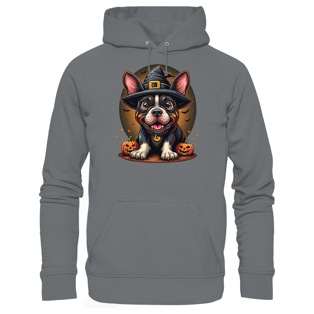 Halloween Bulldog - Basic Unisex Hoodie