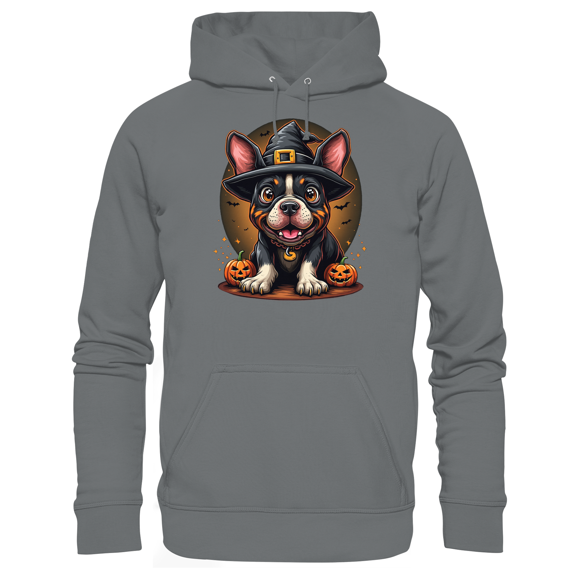 Halloween Bulldog - Basic Unisex Hoodie