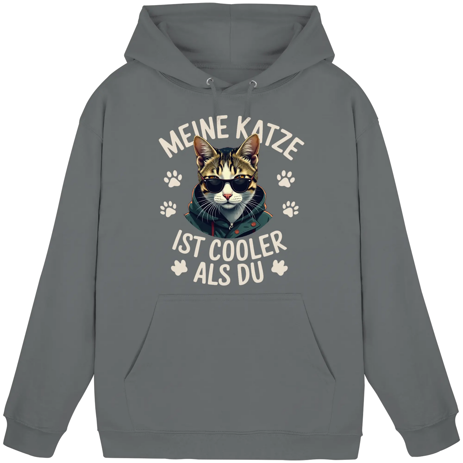 Meine Katze ist cooler als du - Basic Unisex Hoodie - PAWentura