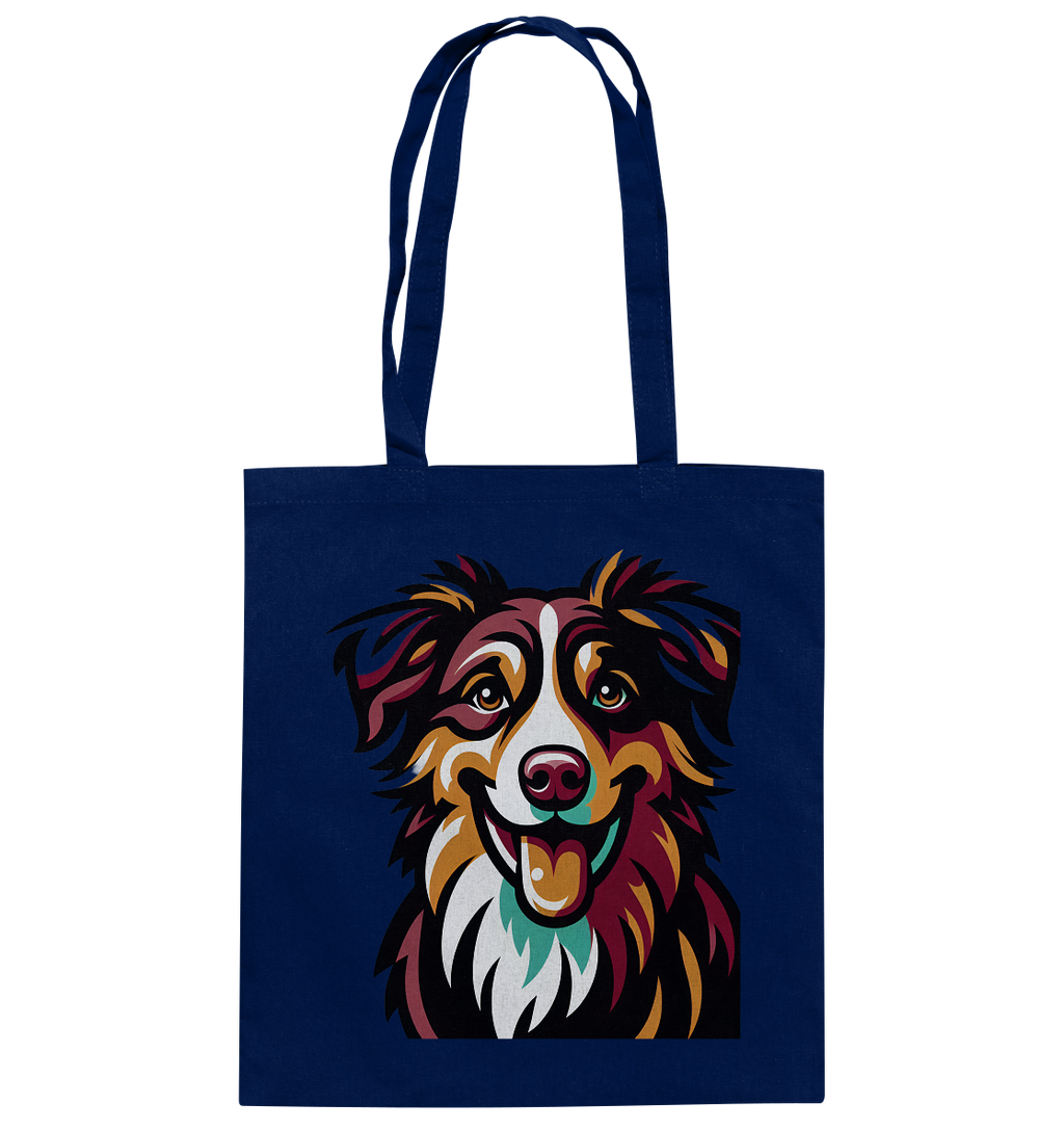 Australian Shepherd Hund - personalisierbar - Baumwolltasche