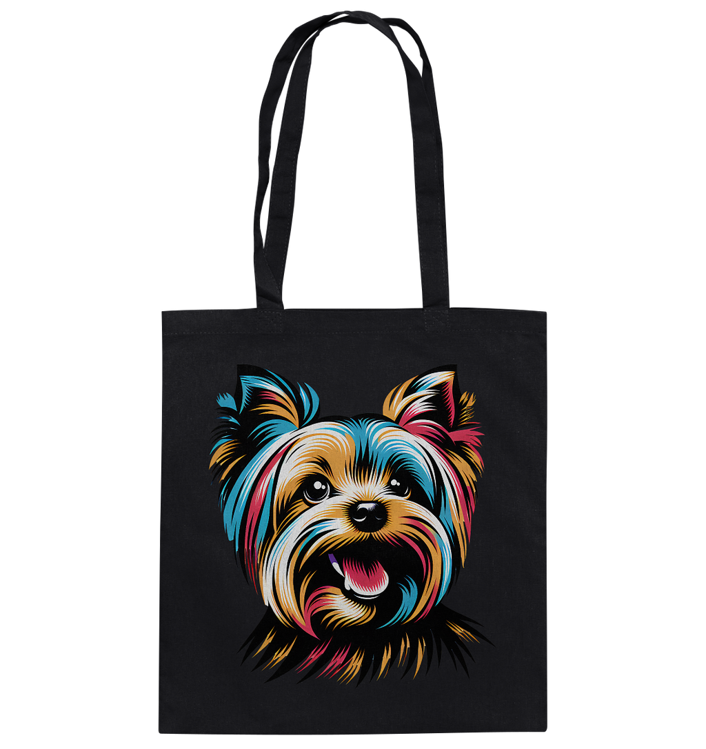 Yorkshire Terrier Pop Art - personalisierbar - Baumwolltasche