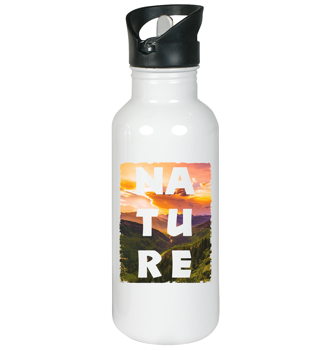 NATURE Art - Edelstahl-Trinkflasche