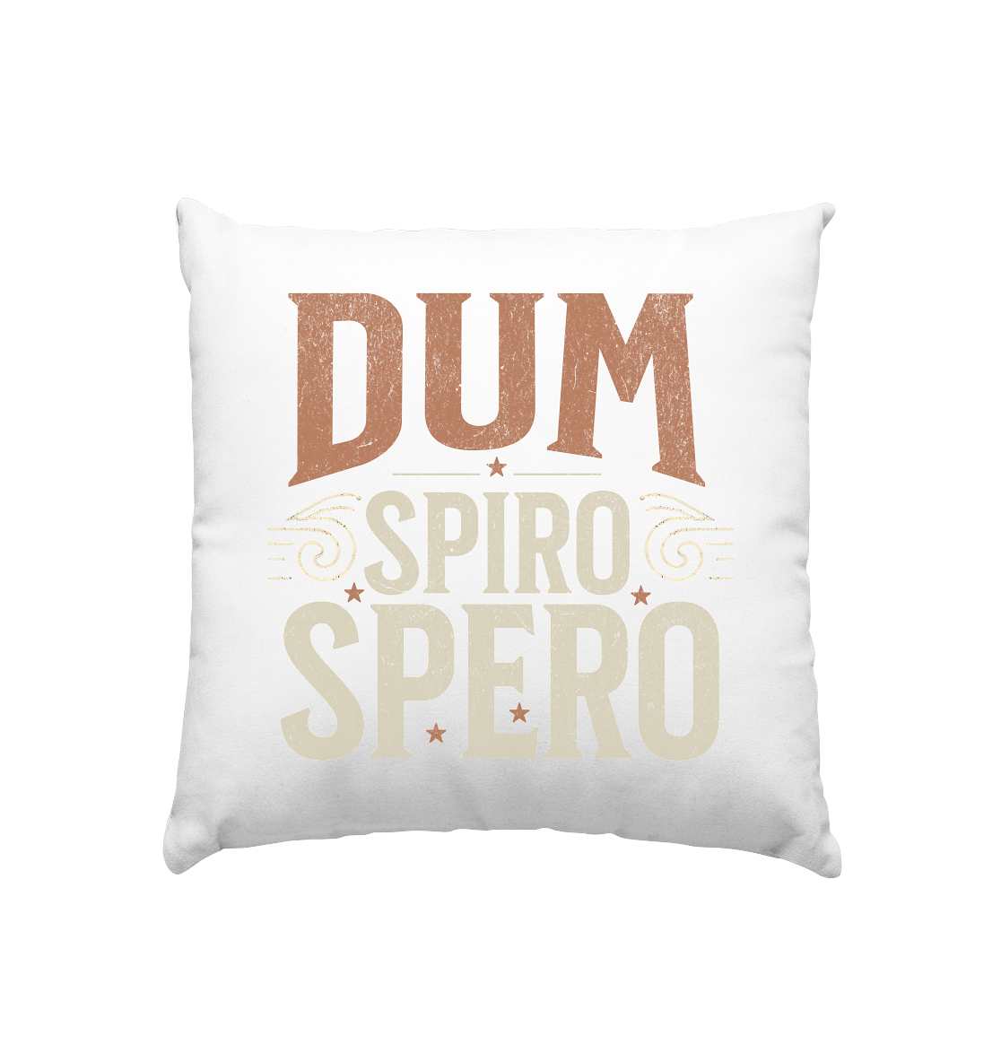 Dum Spiro Spero - Solange ich atme, hoffe ich - Kissen 40x40cm