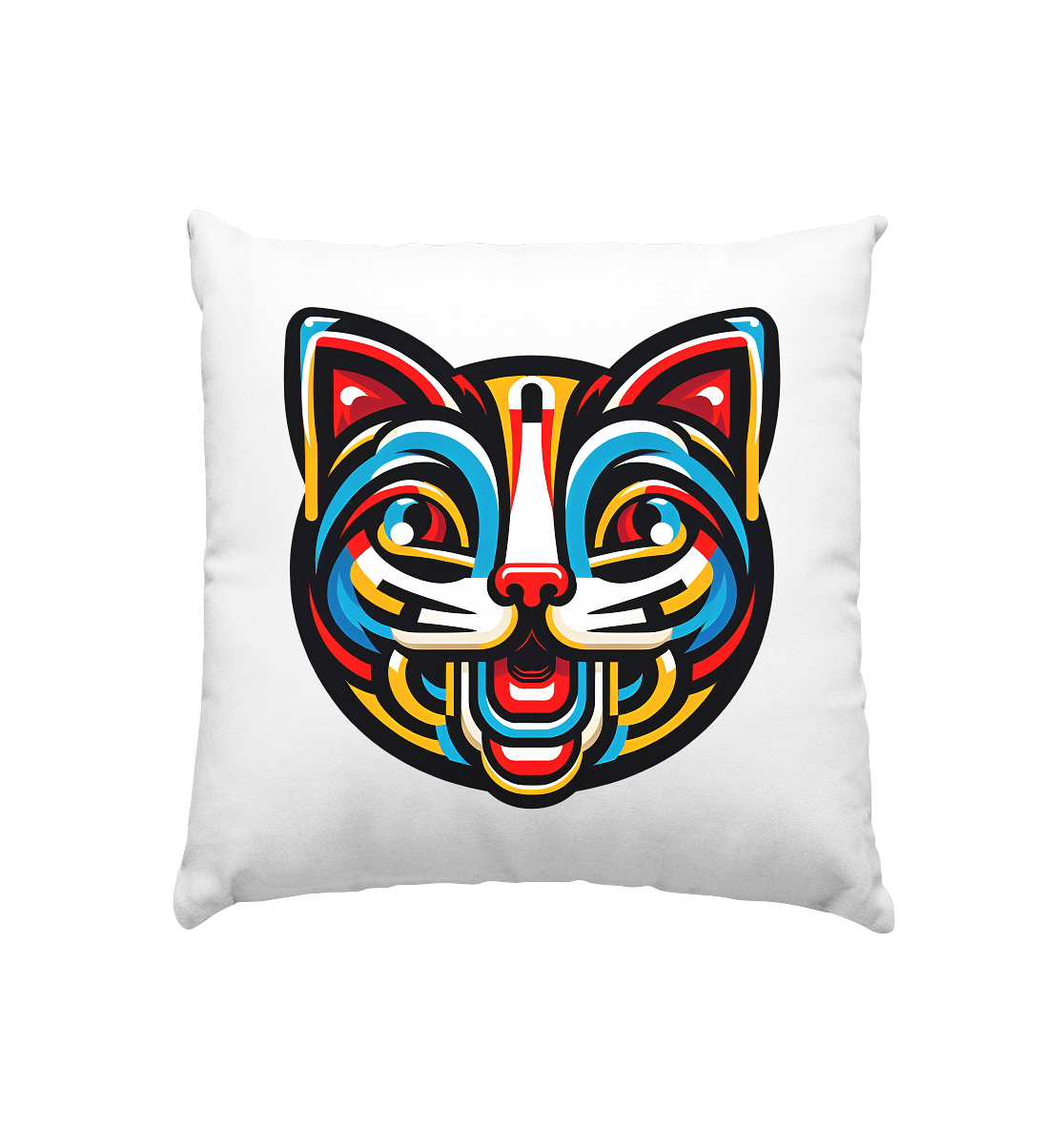 Pop Art Katze  - Kissen 40x40cm