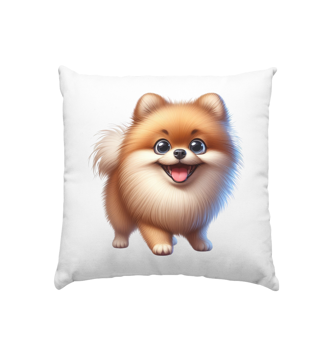 Pomeranien Cartoon - personalisierbar - Kissen 40x40cm