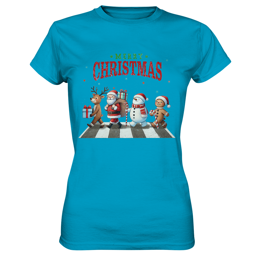 Merry Christmas Zebrastreifen - Ladies Premium Shirt