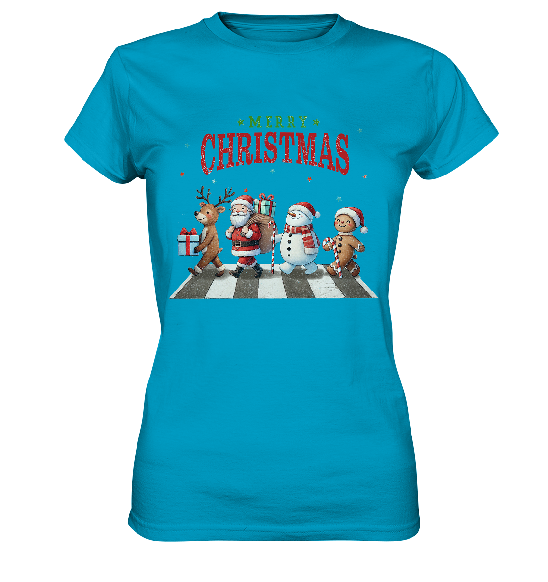 Merry Christmas Zebrastreifen - Ladies Premium Shirt