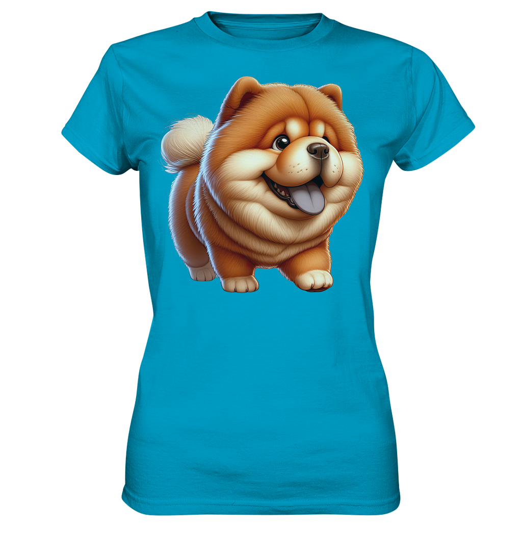 Chow Chow Cartoon Hund - personalisierbar - Ladies Premium Shirt