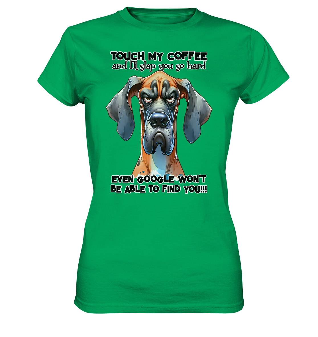 Grumpy Dog Kaffee - Ladies Premium Shirt