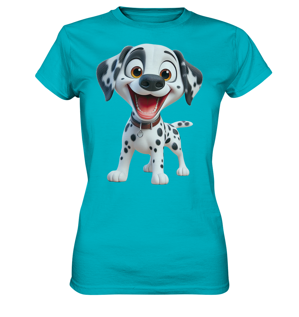 Dalmatina Cartoon - personalisierbar - Ladies Premium Shirt